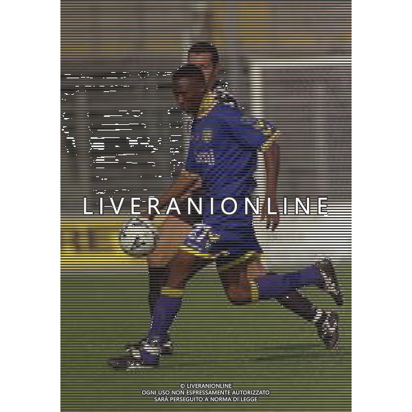 12-09-1999 BERGAMO CAMPIONATO DI CALCIO SERIE B ALZANO VIRESCIT 2-1 NELLA FOTO AG ALDO LIVERANI SAS