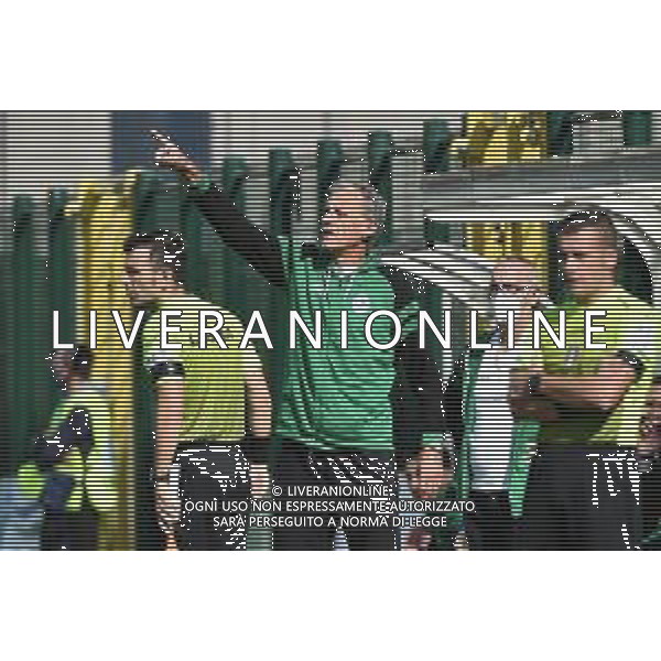 Marco Zaffaroni allenatore AlbinoLeffe AlbinoLeffe vs Livorno Campionato Serie C - 1° giornata Gorgonzola (MI) 27-09-2020 Stadio Citta’ di Gorgonzola foto Roberto Garavaglia - agenzia Aldo Liverani sas