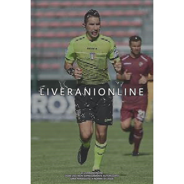 l’arbitro Filippo Giaccaglia di Jesi AlbinoLeffe vs Livorno Campionato Serie C - 1° giornata Gorgonzola (MI) 27-09-2020 Stadio Citta’ di Gorgonzola foto Roberto Garavaglia - agenzia Aldo Liverani sas