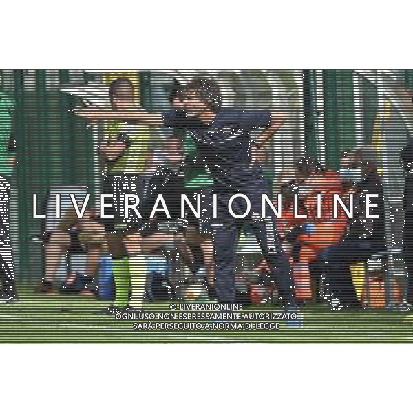 Alessandro Dal Canto allenatore Livorno AlbinoLeffe vs Livorno Campionato Serie C - 1° giornata Gorgonzola (MI) 27-09-2020 Stadio Citta’ di Gorgonzola foto Roberto Garavaglia - agenzia Aldo Liverani sas