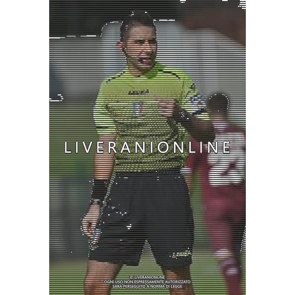 l’arbitro Filippo Giaccaglia di Jesi AlbinoLeffe vs Livorno Campionato Serie C - 1° giornata Gorgonzola (MI) 27-09-2020 Stadio Citta’ di Gorgonzola foto Roberto Garavaglia - agenzia Aldo Liverani sas