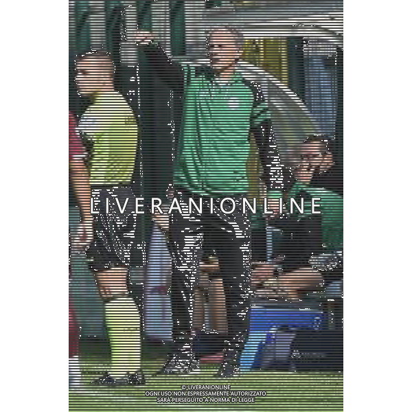 Marco Zaffaroni allenatore AlbinoLeffe AlbinoLeffe vs Livorno Campionato Serie C - 1° giornata Gorgonzola (MI) 27-09-2020 Stadio Citta’ di Gorgonzola foto Roberto Garavaglia - agenzia Aldo Liverani sas