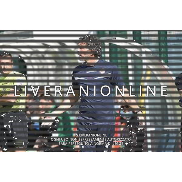 Alessandro Dal Canto allenatore Livorno AlbinoLeffe vs Livorno Campionato Serie C - 1° giornata Gorgonzola (MI) 27-09-2020 Stadio Citta’ di Gorgonzola foto Roberto Garavaglia - agenzia Aldo Liverani sas