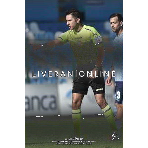l’arbitro Filippo Giaccaglia di Jesi AlbinoLeffe vs Livorno Campionato Serie C - 1° giornata Gorgonzola (MI) 27-09-2020 Stadio Citta’ di Gorgonzola foto Roberto Garavaglia - agenzia Aldo Liverani sas