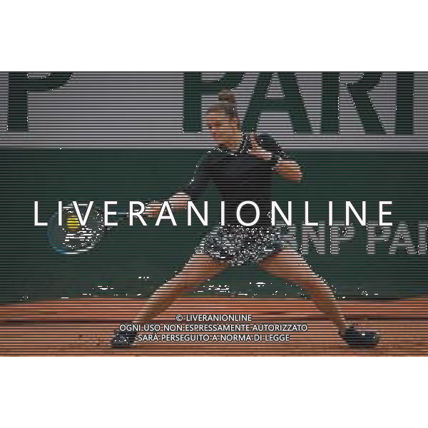 Roland Garros 2020, Grand Slam tennis tournament - Tennis Internationals, 27 September 2020 Roland Garros stadium, paris, france, Italy Photo showing: Maria Sakkari of Greece in action against Ajla Tomljanovic of Australia @LM/DPPI/DPPI/Rob Prange/AGENZIA ALDO LIVERANI SAS