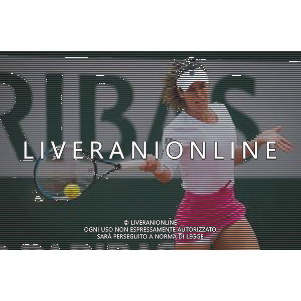 Roland Garros 2020, Grand Slam tennis tournament - Tennis Internationals, 27 September 2020 Roland Garros stadium, paris, france, Italy Photo showing: Ajla Tomljanovic of Australia in action against Maria Sakkari of Greece @LM/DPPI/DPPI/Rob Prange/AGENZIA ALDO LIVERANI SAS