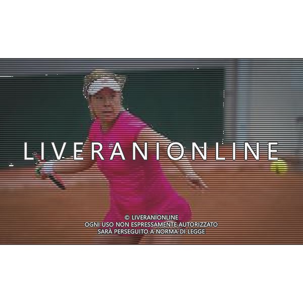 Roland Garros 2020, Grand Slam tennis tournament - Tennis Internationals, 27 September 2020 Roland Garros stadium, paris, france, Italy Photo showing: Anna-Lena Friedsam of Germany in action against Aliaksandra Sasnovich of Belarus @LM/DPPI/DPPI/Rob Prange/AGENZIA ALDO LIVERANI SAS