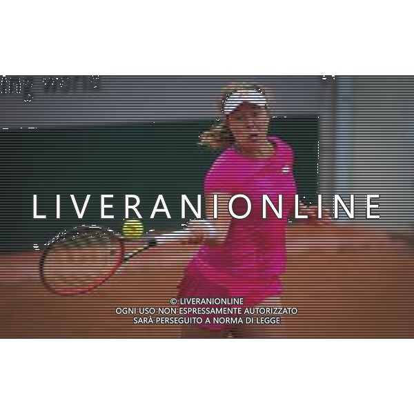 Roland Garros 2020, Grand Slam tennis tournament - Tennis Internationals, 27 September 2020 Roland Garros stadium, paris, france, Italy Photo showing: Anna-Lena Friedsam of Germany in action against Aliaksandra Sasnovich of Belarus @LM/DPPI/DPPI/Rob Prange/AGENZIA ALDO LIVERANI SAS
