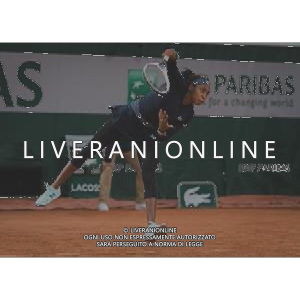 Roland Garros 2020, Grand Slam tennis tournament - Tennis Internationals, 27 September 2020 Roland Garros stadium, paris, france, Italy Photo showing: Cori Gauff of the United States in action against Johanna Konta of Great Britain @LM/DPPI/DPPI/Rob Prange/AGENZIA ALDO LIVERANI SAS