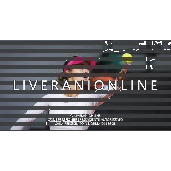 Roland Garros 2020, Grand Slam tennis tournament - Tennis Internationals, 27 September 2020 Roland Garros stadium, paris, france, Italy Photo showing: Anna Kalinskaya of Russia in action against Eugenie Bouchard of Canada @LM/DPPI/DPPI/Rob Prange/AGENZIA ALDO LIVERANI SAS