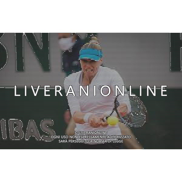 Roland Garros 2020, Grand Slam tennis tournament, Qualifying - Tennis Internationals, 25 September 2020 Roland Garros stadium, paris, france, Italy Photo showing: Vera Zvonareva of Russia @LM/DPPI/DPPI/Rob Prange/AGENZIA ALDO LIVERANI SAS