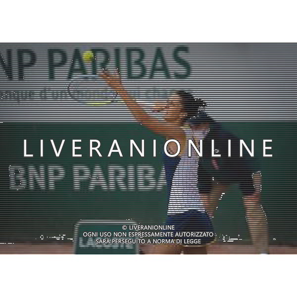 Roland Garros 2020, Grand Slam tennis tournament, Qualifying - Tennis Internationals, 25 September 2020 Roland Garros stadium, paris, france, Italy Photo showing: Giulia Gatto-Monticone of Italy @LM/DPPI/DPPI/Rob Prange/AGENZIA ALDO LIVERANI SAS