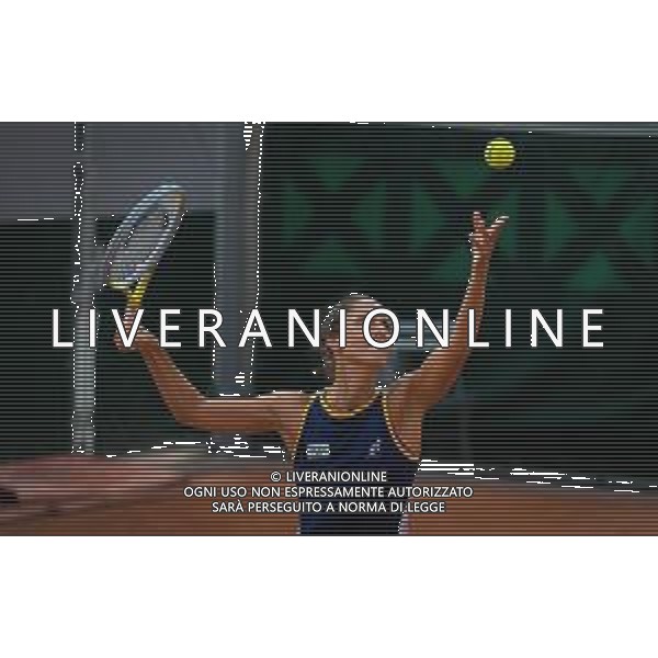 Roland Garros 2020, Grand Slam tennis tournament, Qualifying - Tennis Internationals, 25 September 2020 Roland Garros stadium, paris, france, Italy Photo showing: Giulia Gatto-Monticone of Italy @LM/DPPI/DPPI/Rob Prange/AGENZIA ALDO LIVERANI SAS