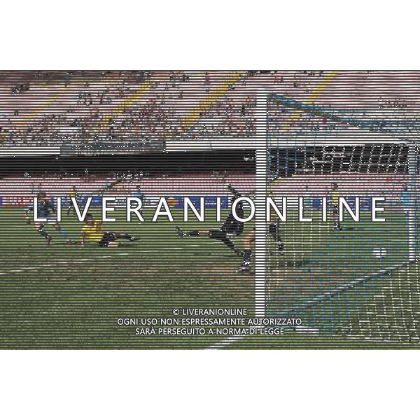7 AGOSTO 2005 NAPOLI- PESCARA- COPPA ITALIA NELLA FOTO GOL CALAIO\' FOTO LIVERANI