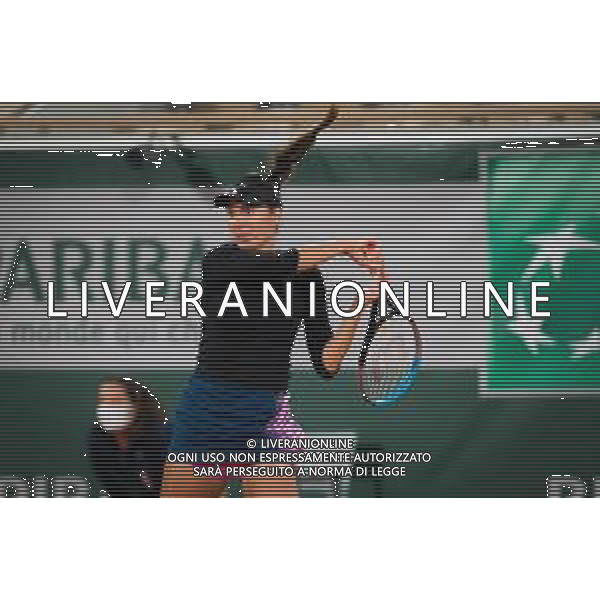 Roland Garros 2020, Grand Slam tournament - Tennis Internationals, 28 September 2020 Roland Garros stadium, paris, france, Italy Photo showing: Oceane Dodin of France in action @LM/DPPI/DPPI/Rob Prange/AGENZIA ALDO LIVERANI SAS