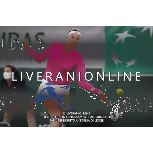 Roland Garros 2020, Grand Slam tournament - Tennis Internationals, 28 September 2020 Roland Garros stadium, paris, france, Italy Photo showing: Petra Kvitova of the Czech Republic in action @LM/DPPI/DPPI/Rob Prange/AGENZIA ALDO LIVERANI SAS