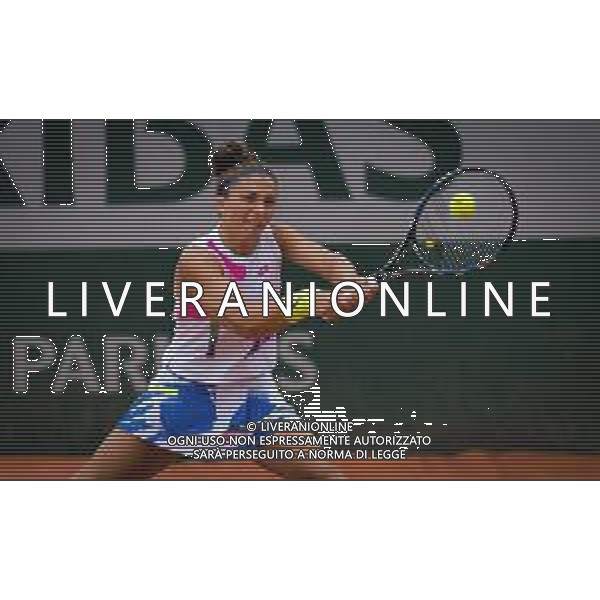 Roland Garros 2020, Grand Slam tournament - Tennis Internationals, 28 September 2020 Roland Garros stadium, paris, france, Italy Photo showing: Sara Errani of Italy in action @LM/DPPI/DPPI/Rob Prange/AGENZIA ALDO LIVERANI SAS