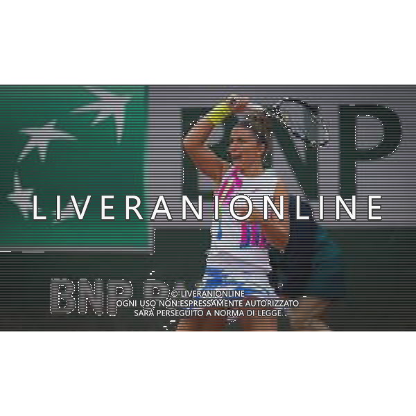 Roland Garros 2020, Grand Slam tournament - Tennis Internationals, 28 September 2020 Roland Garros stadium, paris, france, Italy Photo showing: Sara Errani of Italy in action @LM/DPPI/DPPI/Rob Prange/AGENZIA ALDO LIVERANI SAS