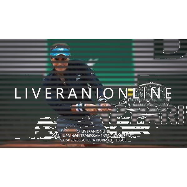 Roland Garros 2020, Grand Slam tournament - Tennis Internationals, 28 September 2020 Roland Garros stadium, paris, france, Italy Photo showing: Monica Puig of Puerto Rico in action @LM/DPPI/DPPI/Rob Prange/AGENZIA ALDO LIVERANI SAS