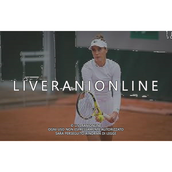 Roland Garros 2020, Grand Slam tournament - Tennis Internationals, 28 September 2020 Roland Garros stadium, paris, france, Italy Photo showing: Bernarda Pera of the United States in action @LM/DPPI/DPPI/Rob Prange/AGENZIA ALDO LIVERANI SAS