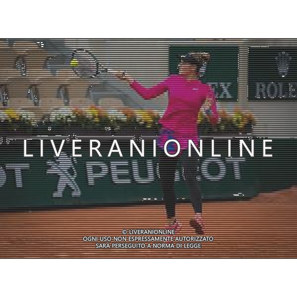 Roland Garros 2020, Grand Slam tournament - Tennis Internationals, 28 September 2020 Roland Garros stadium, paris, france, Italy Photo showing: Katarina Zavatska of Ukraine in action @LM/DPPI/DPPI/Rob Prange/AGENZIA ALDO LIVERANI SAS