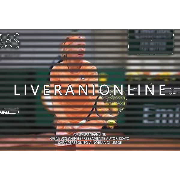 Roland Garros 2020, Grand Slam tournament - Tennis Internationals, 28 September 2020 Roland Garros stadium, paris, france, Italy Photo showing: Kiki Bertens of the Netherlands in action @LM/DPPI/DPPI/Rob Prange/AGENZIA ALDO LIVERANI SAS