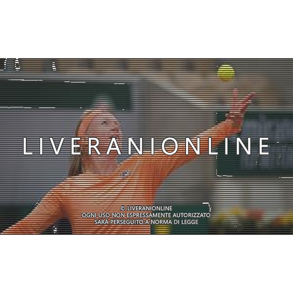 Roland Garros 2020, Grand Slam tournament - Tennis Internationals, 28 September 2020 Roland Garros stadium, paris, france, Italy Photo showing: Kiki Bertens of the Netherlands in action @LM/DPPI/DPPI/Rob Prange/AGENZIA ALDO LIVERANI SAS