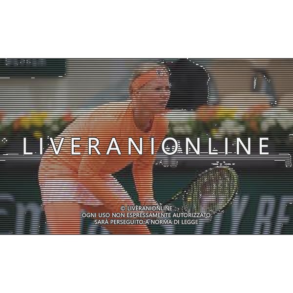Roland Garros 2020, Grand Slam tournament - Tennis Internationals, 28 September 2020 Roland Garros stadium, paris, france, Italy Photo showing: Kiki Bertens of the Netherlands in action @LM/DPPI/DPPI/Rob Prange/AGENZIA ALDO LIVERANI SAS