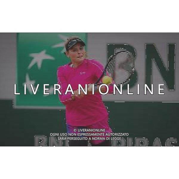 Roland Garros 2020, Grand Slam tournament - Tennis Internationals, 28 September 2020 Roland Garros stadium, paris, france, Italy Photo showing: Katarina Zavatska of Ukraine in action @LM/DPPI/DPPI/Rob Prange/AGENZIA ALDO LIVERANI SAS