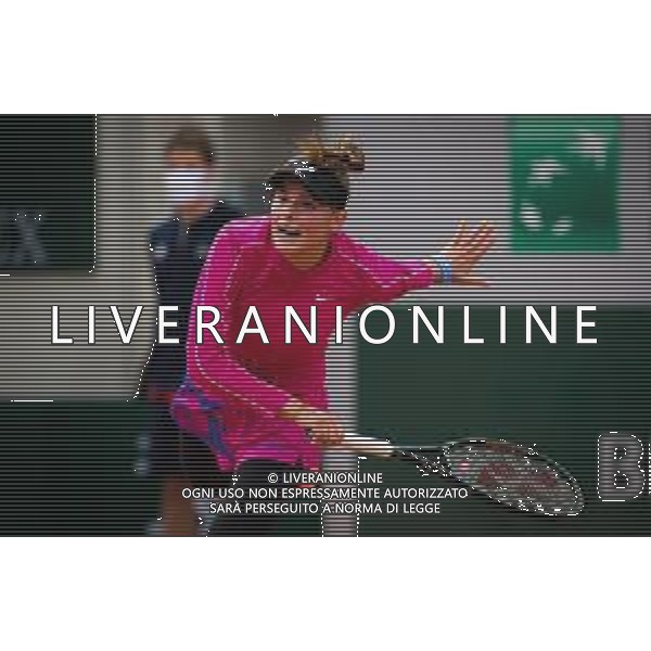 Roland Garros 2020, Grand Slam tournament - Tennis Internationals, 28 September 2020 Roland Garros stadium, paris, france, Italy Photo showing: Katarina Zavatska of Ukraine in action @LM/DPPI/DPPI/Rob Prange/AGENZIA ALDO LIVERANI SAS
