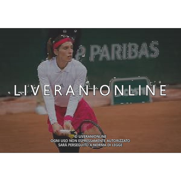 Roland Garros 2020, Grand Slam tournament - Tennis Internationals, 28 September 2020 Roland Garros stadium, paris, france, Italy Photo showing: Andrea Petkovic of Germany in action @LM/DPPI/DPPI/Rob Prange/AGENZIA ALDO LIVERANI SAS