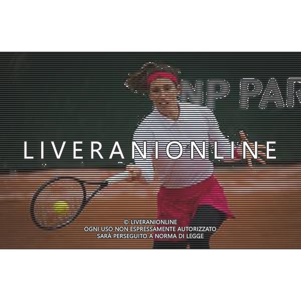 Roland Garros 2020, Grand Slam tournament - Tennis Internationals, 28 September 2020 Roland Garros stadium, paris, france, Italy Photo showing: Andrea Petkovic of Germany in action @LM/DPPI/DPPI/Rob Prange/AGENZIA ALDO LIVERANI SAS