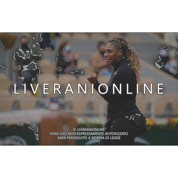 Roland Garros 2020, Grand Slam tournament - Tennis Internationals, 28 September 2020 Roland Garros stadium, paris, france, Italy Photo showing: Serena Williams of the United States in action against Kristie Ahn of the United States @LM/DPPI/DPPI/Rob Prange/AGENZIA ALDO LIVERANI SAS