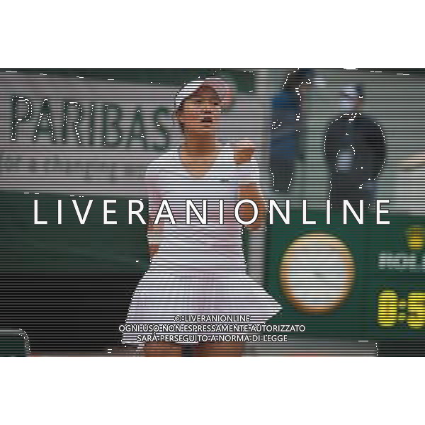 Roland Garros 2020, Grand Slam tournament - Tennis Internationals, 28 September 2020 Roland Garros stadium, paris, france, Italy Photo showing: Kristie Ahn of the United States in action against Serena Williams of the United States @LM/DPPI/DPPI/Rob Prange/AGENZIA ALDO LIVERANI SAS