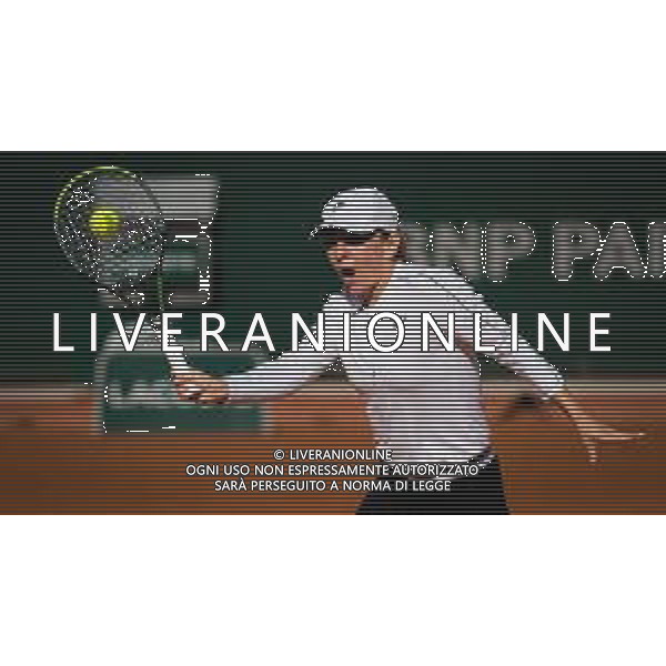 Roland Garros 2020, Grand Slam tournament - Qualifying - Tennis Internationals, 26 September 2020 Roland Garros stadium, paris, france, Italy Photo showing: Simona Halep of Romania @LM/DPPI/DPPI/Rob Prange/AGENZIA ALDO LIVERANI SAS
