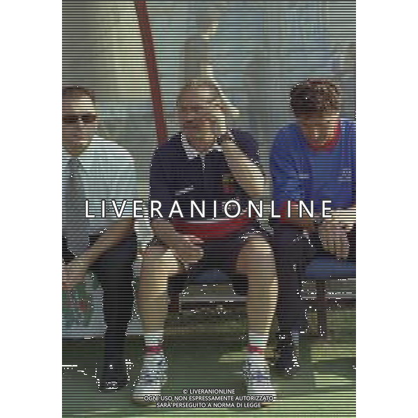 10-09-2000 COMO-CAMPIONATO DI CALCIO SERIE C COMO-LUMEZZANE 0-0 NELLA FOTO GIANCARLO D\'ASTOLI ALLENATORE LUMEZZANE AG ALDO LIVERANI SAS