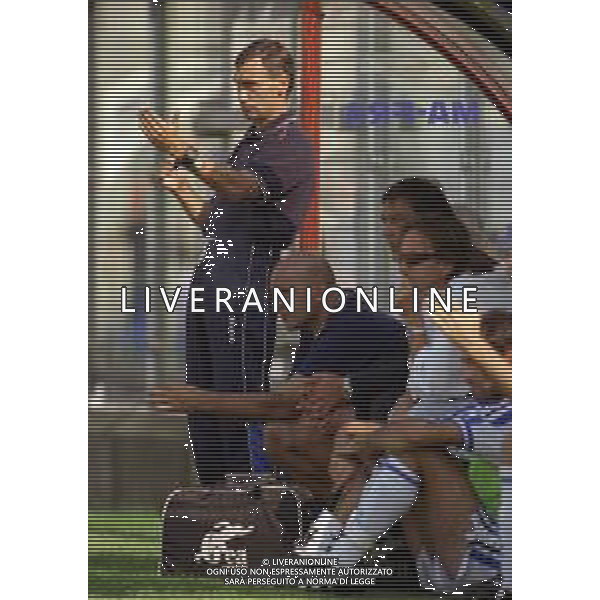 10-09-2000 COMO-CAMPIONATO DI CALCIO SERIE C COMO-LUMEZZANE 0-0 NELLA FOTO LORIS DOMINISSINI ALLENATORE COMO CALCIO AG ALDO LIVERANI SAS