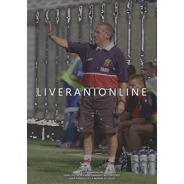 10-09-2000 COMO-CAMPIONATO DI CALCIO SERIE C COMO-LUMEZZANE 0-0 NELLA FOTO GIANCARLO D\'ASTOLI ALLENATORE LUMEZZANE AG ALDO LIVERANI SAS