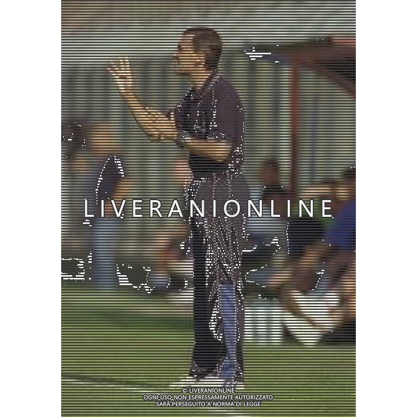 10-09-2000 COMO-CAMPIONATO DI CALCIO SERIE C COMO-LUMEZZANE 0-0 NELLA FOTO LORIS DOMINISSINI ALLENATORE COMO CALCIO AG ALDO LIVERANI SAS