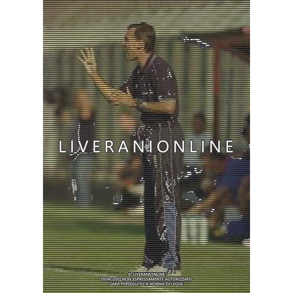 10-09-2000 COMO-CAMPIONATO DI CALCIO SERIE C COMO-LUMEZZANE 0-0 NELLA FOTO LORIS DOMINISSINI ALLENATORE COMO CALCIO AG ALDO LIVERANI SAS