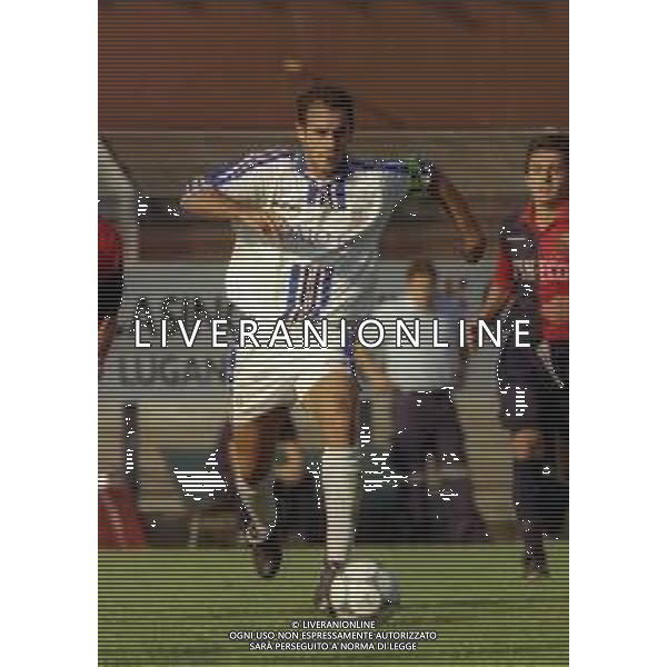 10-09-2000 COMO-CAMPIONATO DI CALCIO SERIE C COMO-LUMEZZANE 0-0 NELLA FOTO MASSIMILIANO FERRIGNO AG ALDO LIVERANI SAS