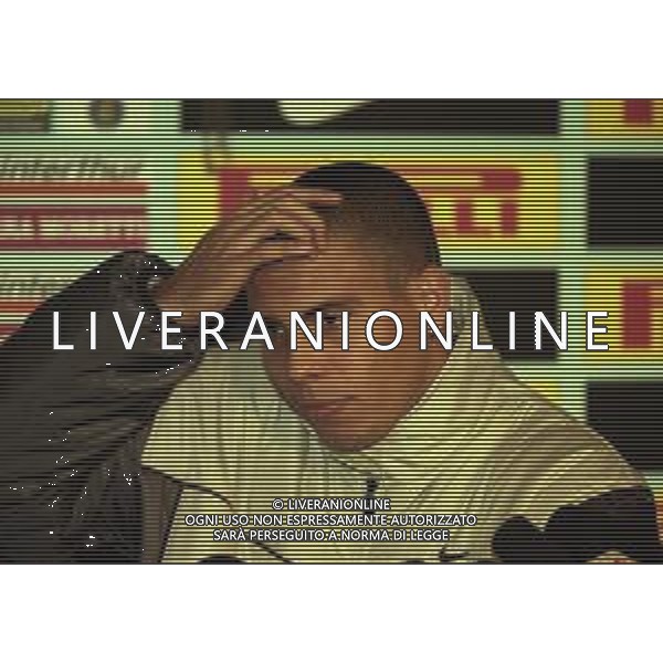 1999 APPIANO GENTILE CONFERENZA STAMPA RONALDO INFORTUNIO AL GINOCCHIO A ROMA LAZIO INTER COPPA ITALIA NELLA FOTO Ronaldo Luís Nazário de Lima AG ALDO LIVERANI SAS