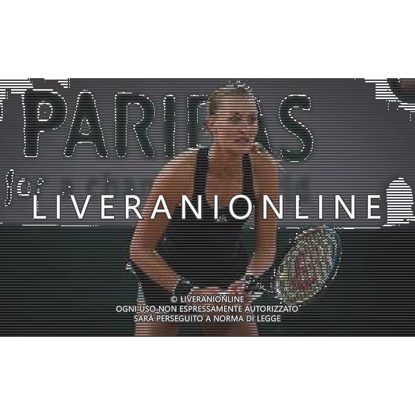 Roland Garros 2020, Grand Slam tournament - Tennis Internationals, 29 September 2020 Roland Garros stadium, paris, france, Italy Photo showing: Kristina Mladenovic of France in action @LM/DPPI/DPPI/Rob Prange/ AGENZIA ALDO LIVERANI SAS