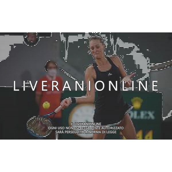 Roland Garros 2020, Grand Slam tournament - Tennis Internationals, 29 September 2020 Roland Garros stadium, paris, france, Italy Photo showing: Kristina Mladenovic of France in action @LM/DPPI/DPPI/Rob Prange/ AGENZIA ALDO LIVERANI SAS