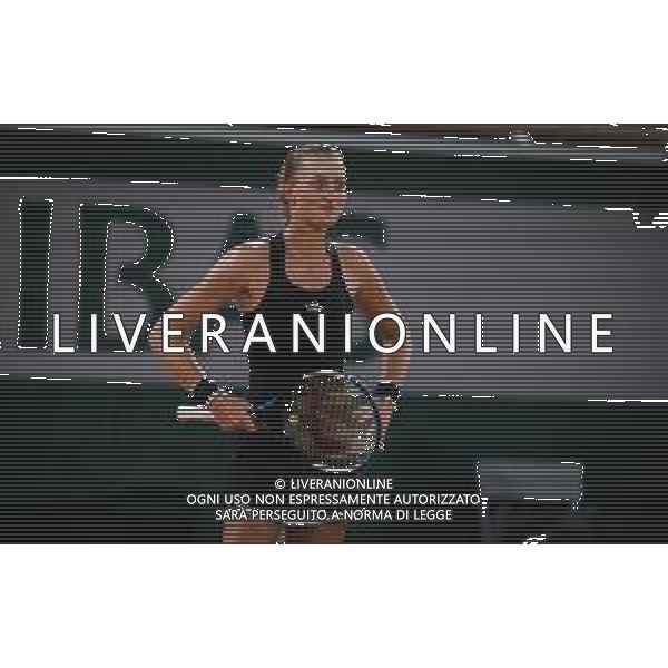 Roland Garros 2020, Grand Slam tournament - Tennis Internationals, 29 September 2020 Roland Garros stadium, paris, france, Italy Photo showing: Kristina Mladenovic of France in action @LM/DPPI/DPPI/Rob Prange/ AGENZIA ALDO LIVERANI SAS