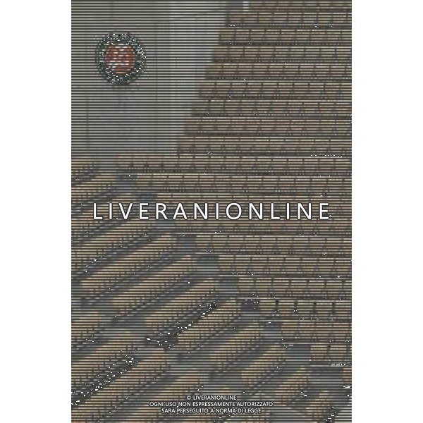 Roland Garros 2020, Grand Slam tournament - Tennis Internationals, 30 September 2020 Roland Garros stadium, paris, france, Italy Photo showing: Seats without public @LM/DPPI/DPPI/Stephane Allaman/ AGENZIA ALDO LIVERANI SAS