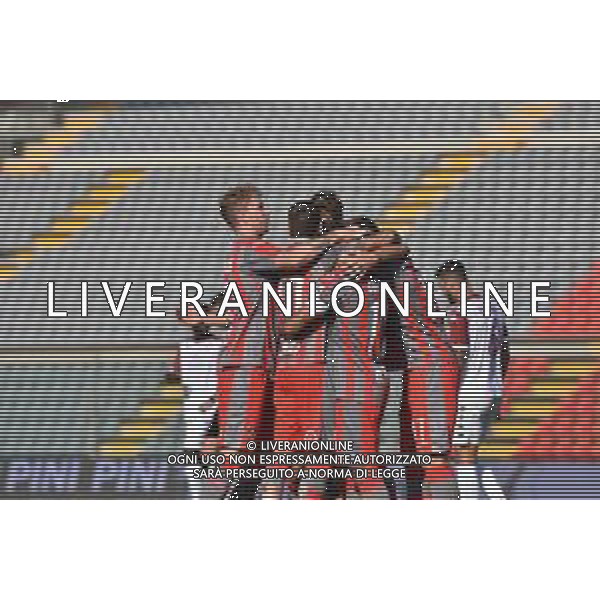 Cremonese vs Arezzo - Coppa Italia 2020/2021, 30 settembre 2020 Cremona, Italia Nella foto: esultanza cremonese dopo gol 1-0 @LM/Alessio Tarpini AG ALDO LIVERANI SAS