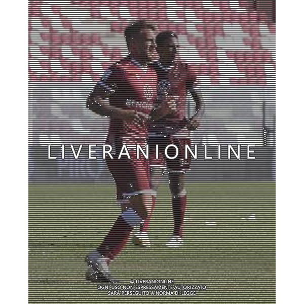 Reggina vs Teramo - Coppa Italia 2020/2021, 30 settembre 2020 Stadio Oreste Granillo , Reggio Calabria, Italia Nella foto: German Denis (19) Reggina Michael Folorunsho (90) Reggina @LM/Valentina Giannettoni AG ALDO LIVERANI SAS