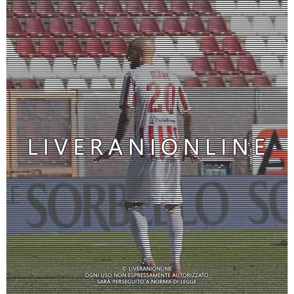 Reggina vs Teramo - Coppa Italia 2020/2021, 30 settembre 2020 Stadio Oreste Granillo , Reggio Calabria, Italia Nella foto: Ilari Carlo (20) Teramo @LM/Valentina Giannettoni AG ALDO LIVERANI SAS
