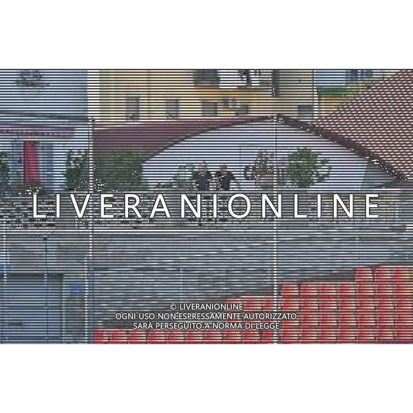 Cremonese vs Arezzo - Coppa Italia 2020/2021, 30 settembre 2020 Cremona, Italia Nella foto: Partita a porte chiuse, ma c\'e chi si arrangia @LM/Alessio Tarpini AG ALDO LIVERANI SAS
